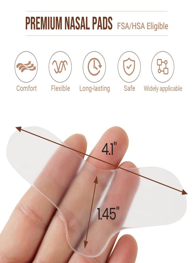 Calvana (6-Pack) Calvana CPAP Nose Pads, Universal Fit for Most CPAP Masks, Enhanced Comfort for Sleep Therapy, Reusable Up to 15 Times, Reduces Pressure and Skin Irritation, Latex & Silicone Free - Image 2